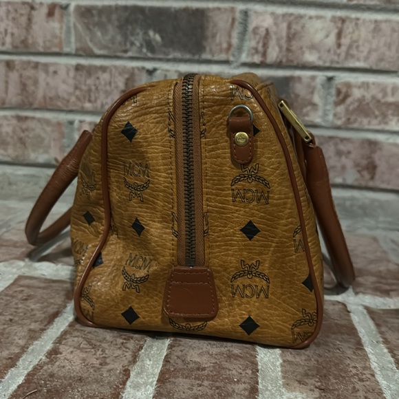 Womens MCM boston brown style bag style 2092D - Picture 3 of 13